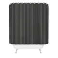DENY Designs Block Print Dot Black Shower Curtain