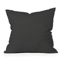 DENY Designs Block Print Dot Black Outdoor Throw Pillow
