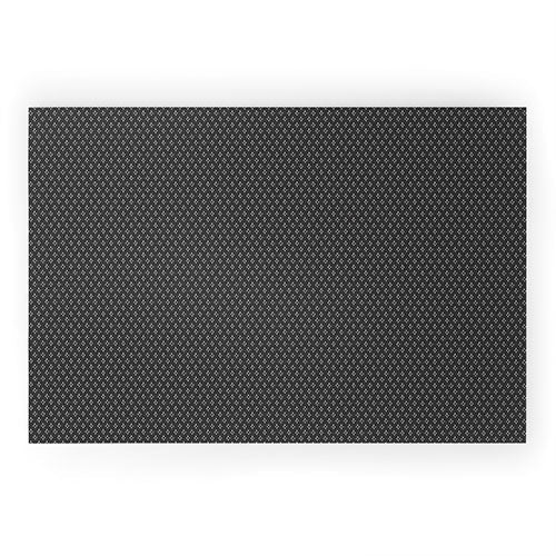 DENY Designs Block Print Dot Black Welcome Mat