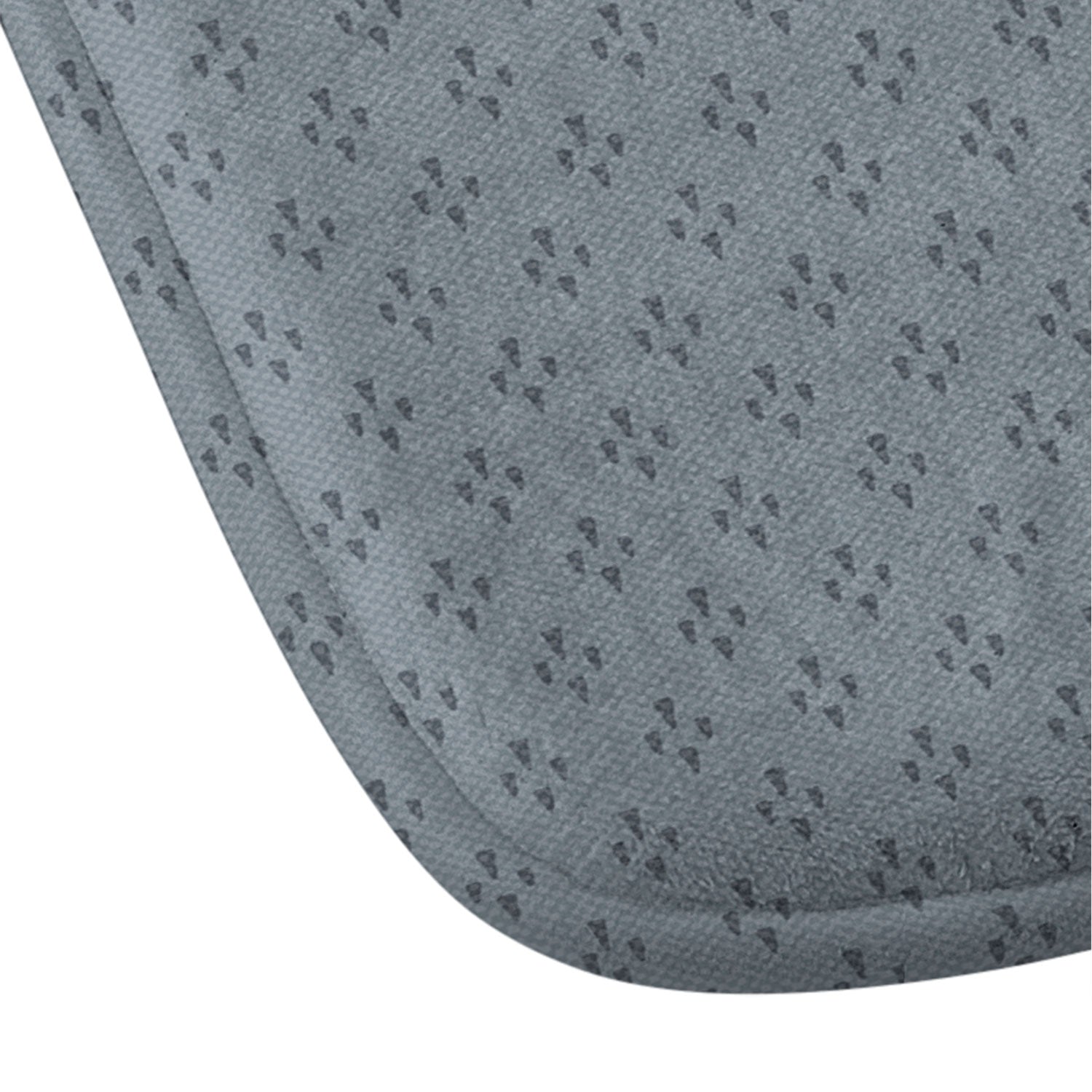 DENY Designs Block Print Dot Blue Memory Foam Bath Mat