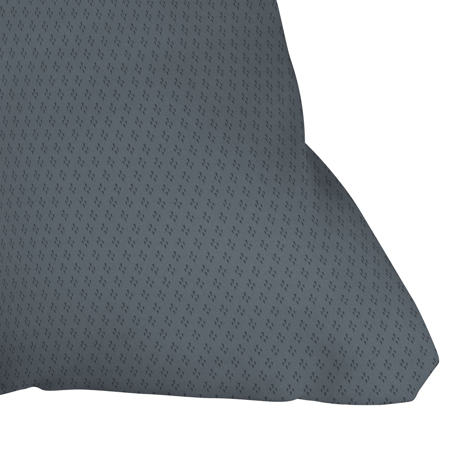 DENY Designs Block Print Dot Blue Outdoor Throw Pillow