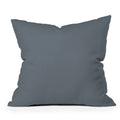 DENY Designs Block Print Dot Blue Outdoor Throw Pillow