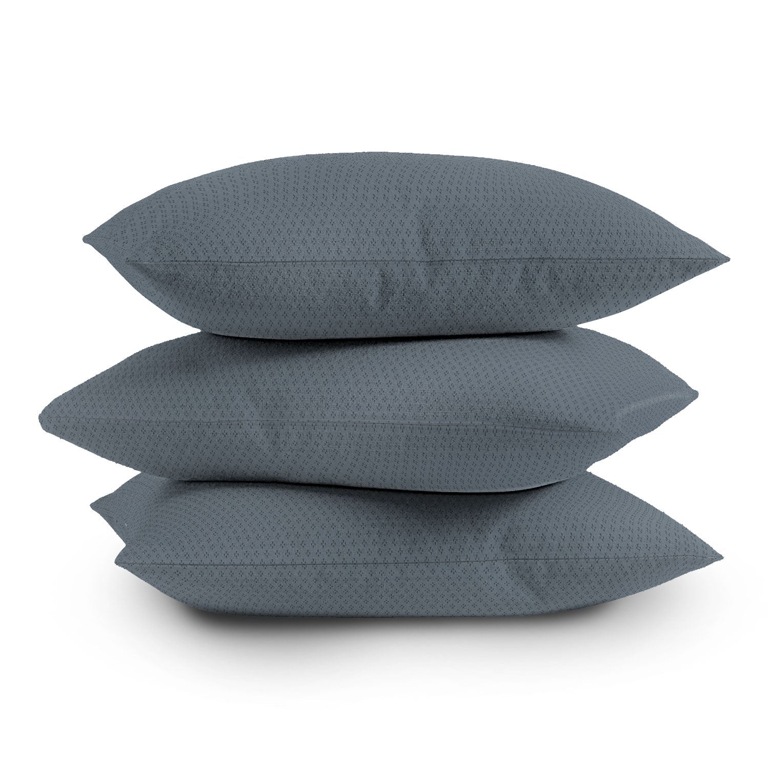 DENY Designs Block Print Dot Blue Outdoor Throw Pillow