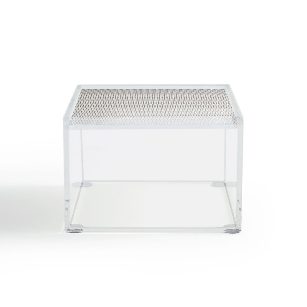 DENY Designs Block Print Dot Cream Acrylic Box