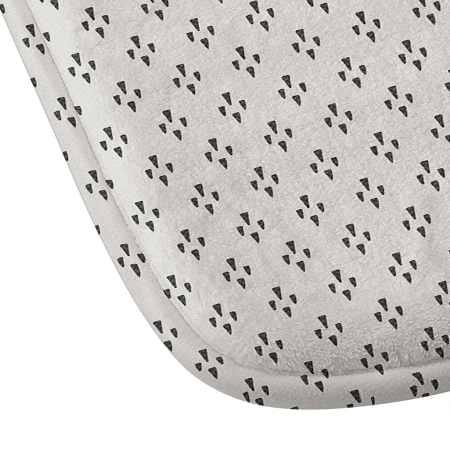 DENY Designs Block Print Dot Cream Memory Foam Bath Mat