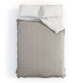 DENY Designs Block Print Dot Cream Comforter