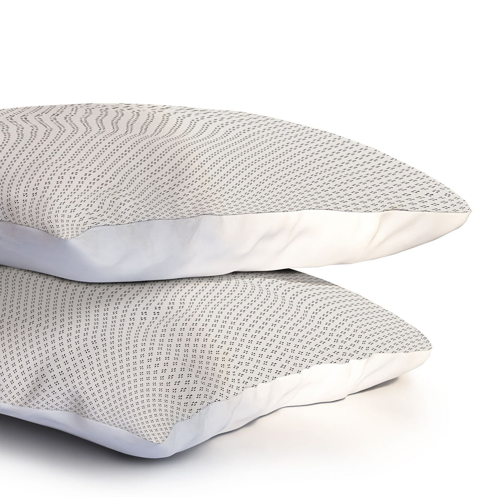 DENY Designs Block Print Dot Cream Pillow Shams