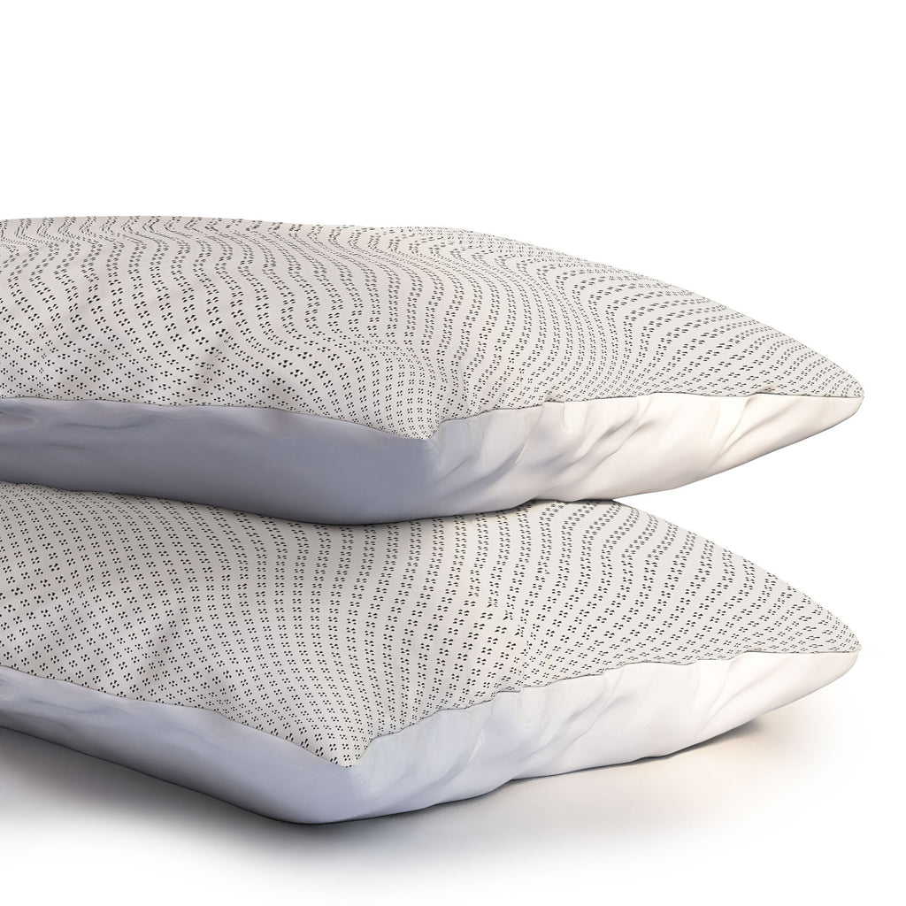 DENY Designs Block Print Dot Cream Pillow Shams