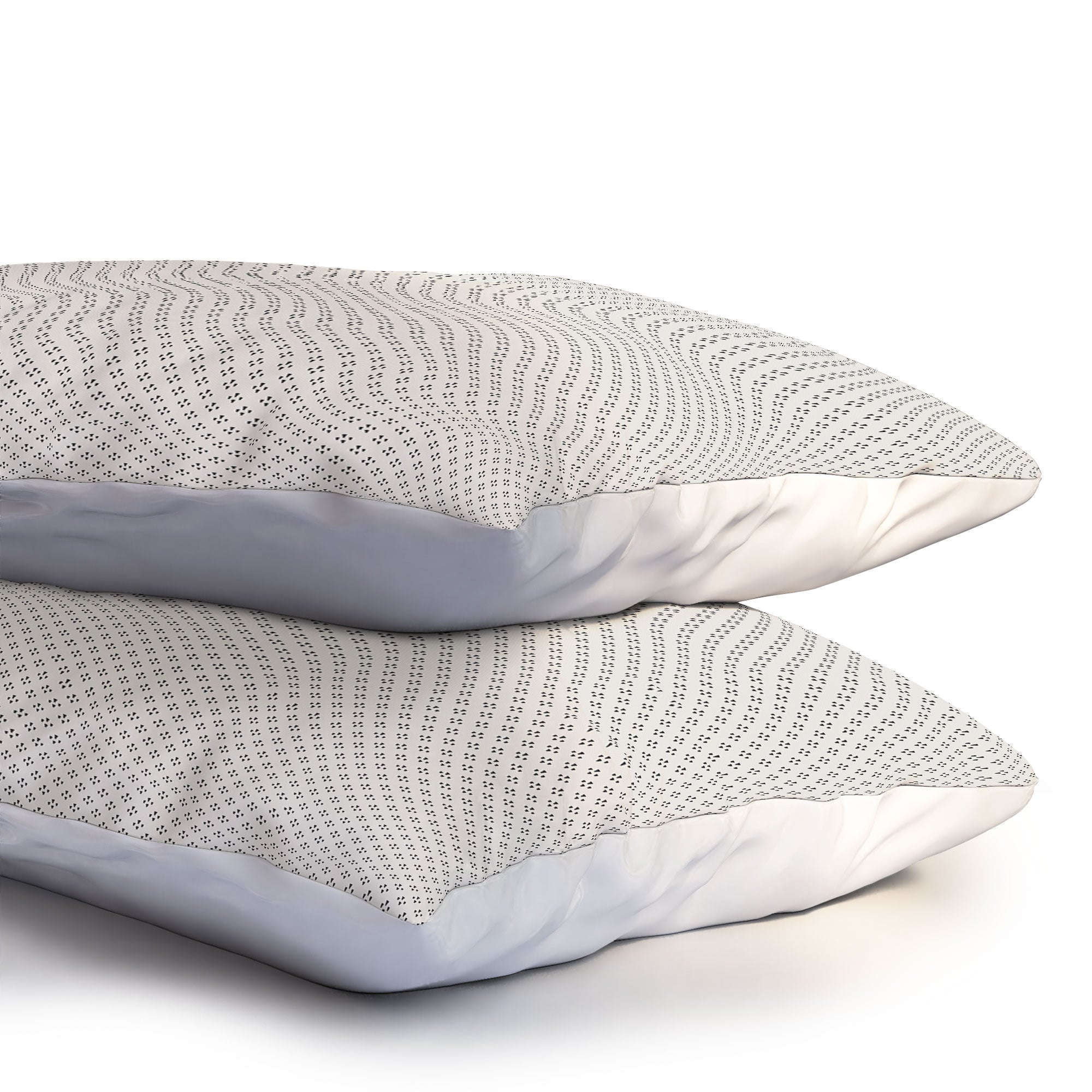 DENY Designs Block Print Dot Cream Pillow Shams