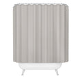DENY Designs Block Print Dot Cream Shower Curtain