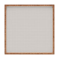 DENY Designs Block Print Dot Cream Square Tray