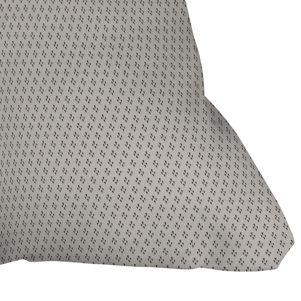DENY Designs Block Print Dot Cream Outdoor Throw Pillow