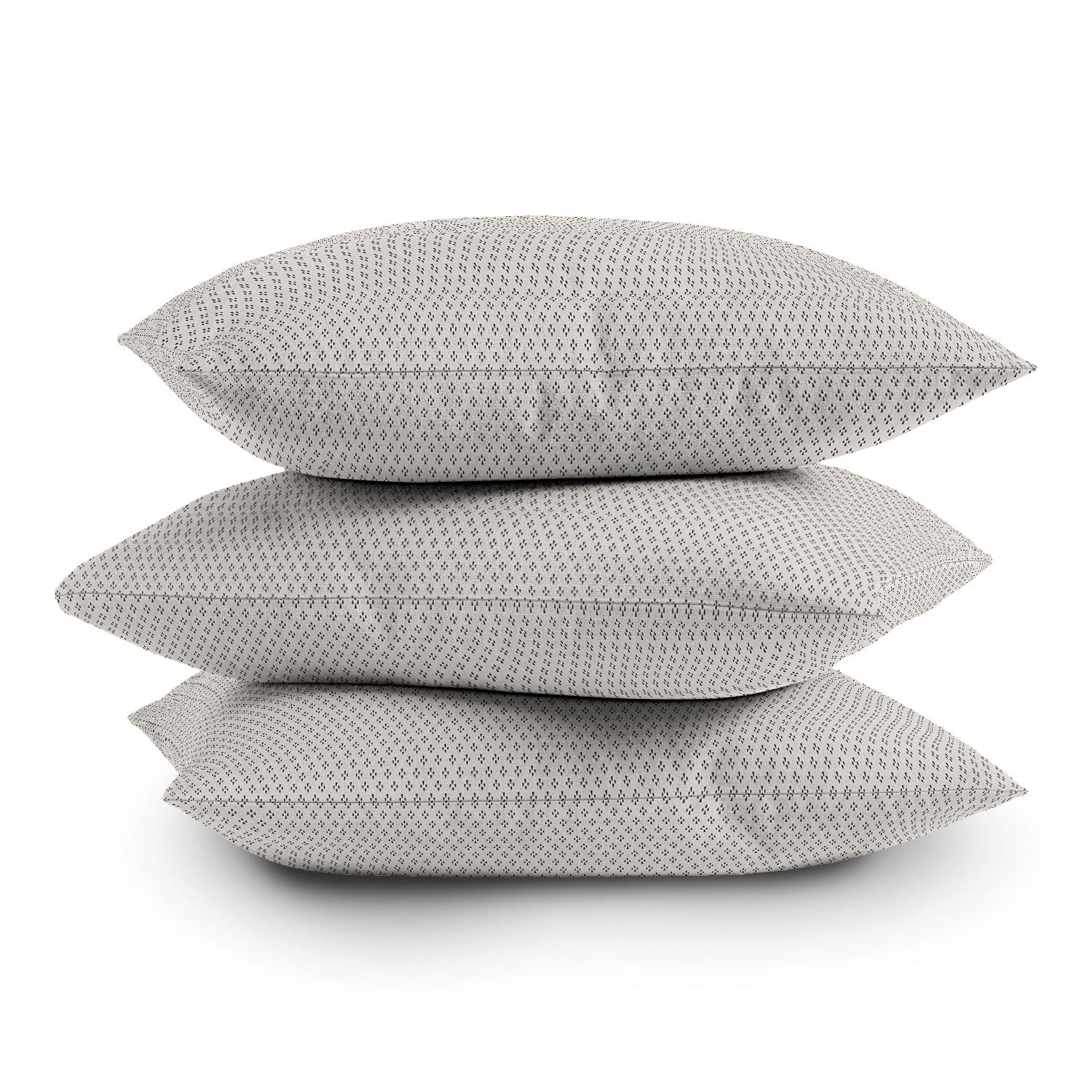 DENY Designs Block Print Dot Cream Outdoor Throw Pillow