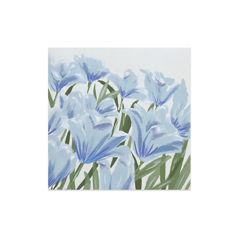 DENY Designs blue blooms Art Print