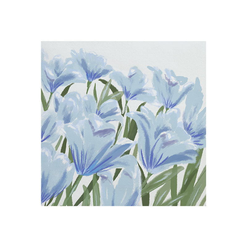 DENY Designs blue blooms Art Print