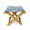 DENY Designs blue blooms Folding Stool