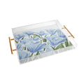 DENY Designs blue blooms Acrylic Tray