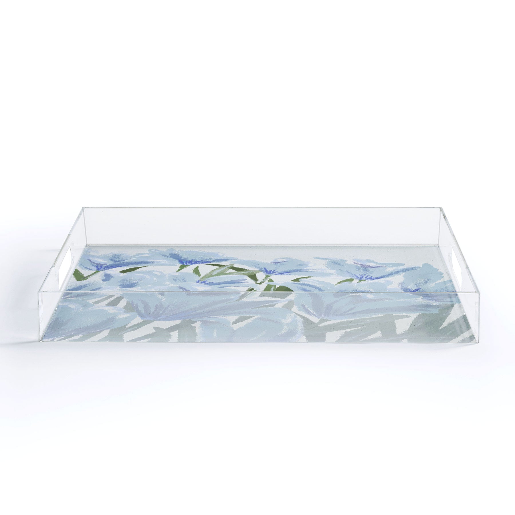 DENY Designs blue blooms Acrylic Tray