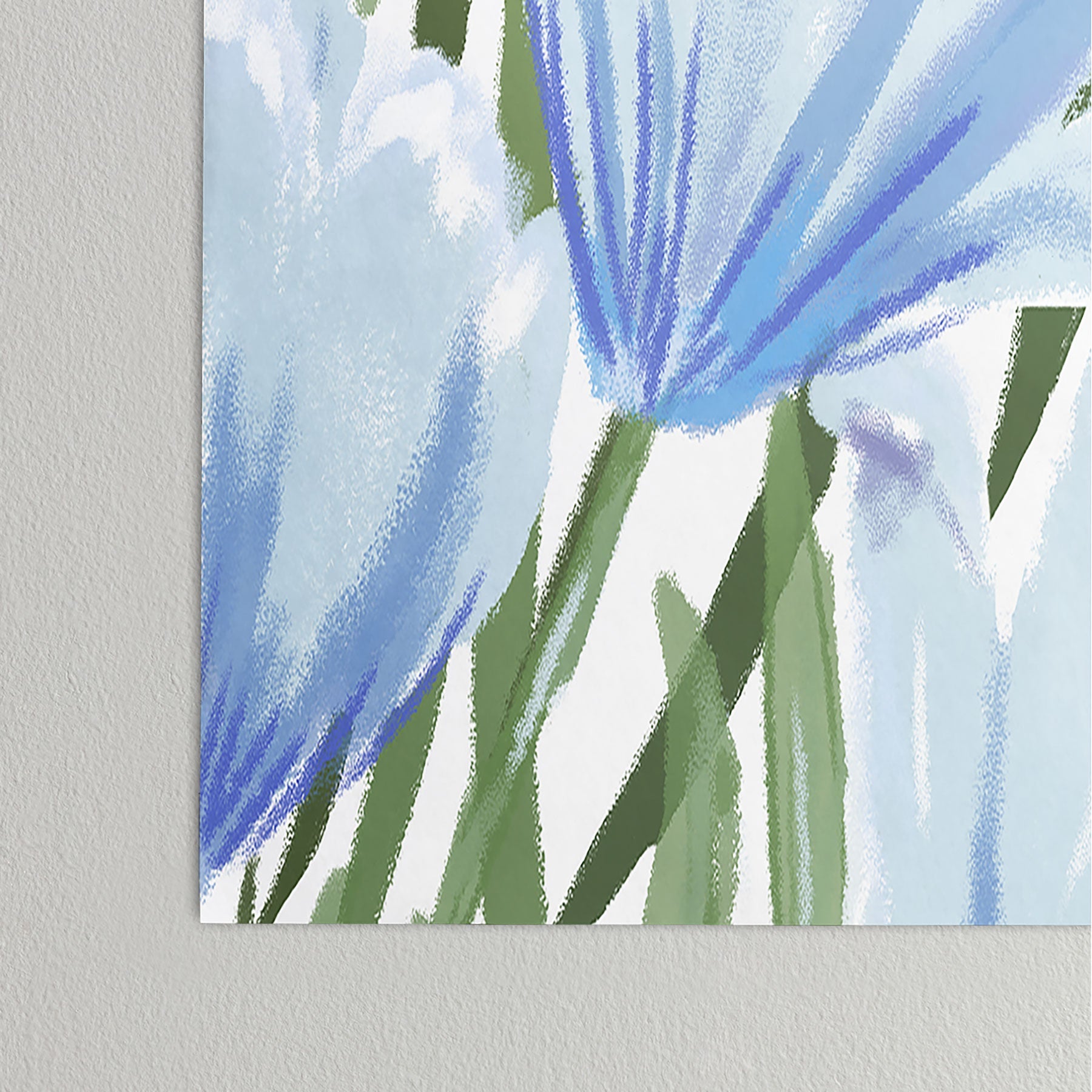 DENY Designs blue blooms Poster
