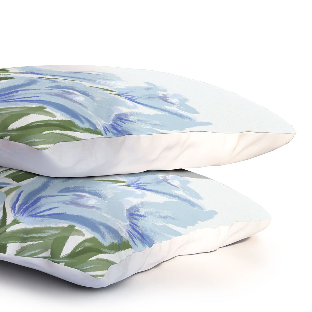 DENY Designs blue blooms Pillow Shams