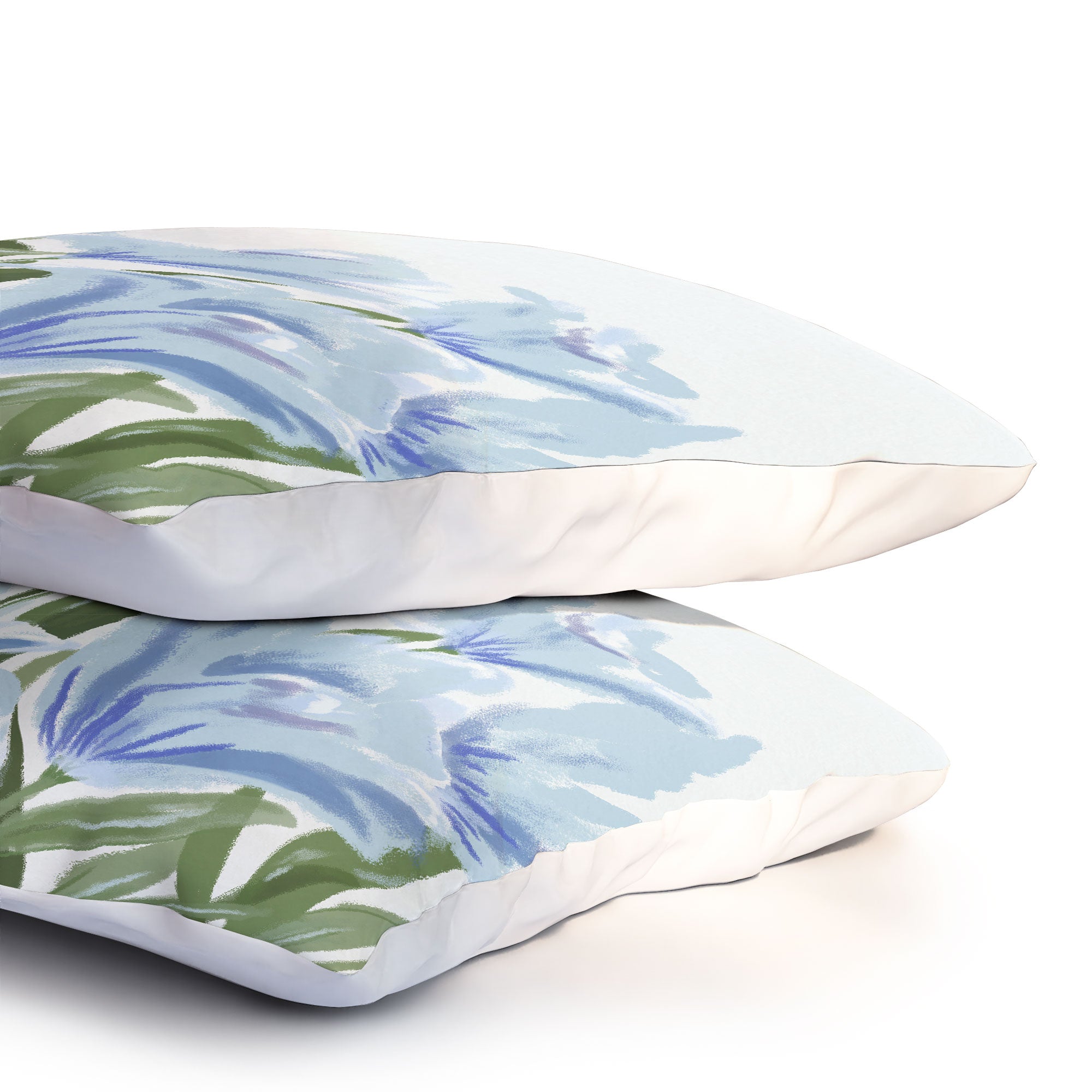 DENY Designs blue blooms Pillow Shams