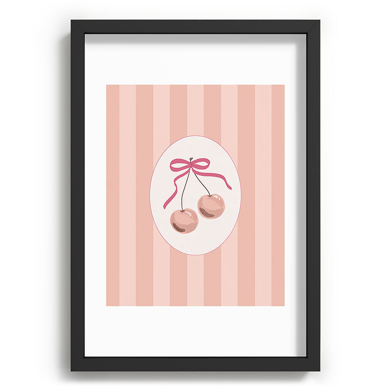 DENY Designs Bow Cherries Recessed Framing Rectangle