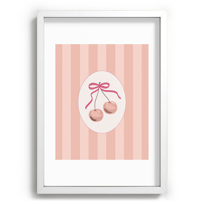 DENY Designs Bow Cherries Recessed Framing Rectangle
