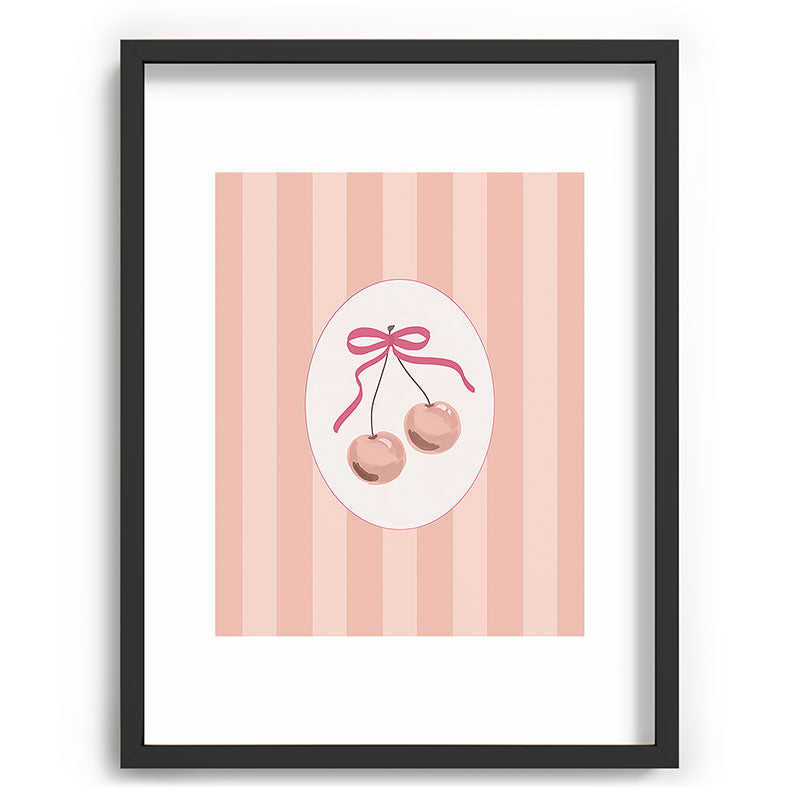 DENY Designs Bow Cherries Recessed Framing Rectangle