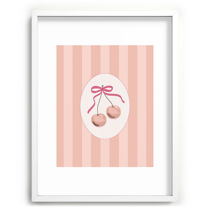 DENY Designs Bow Cherries Recessed Framing Rectangle