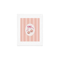 DENY Designs Bow Cherries Art Print