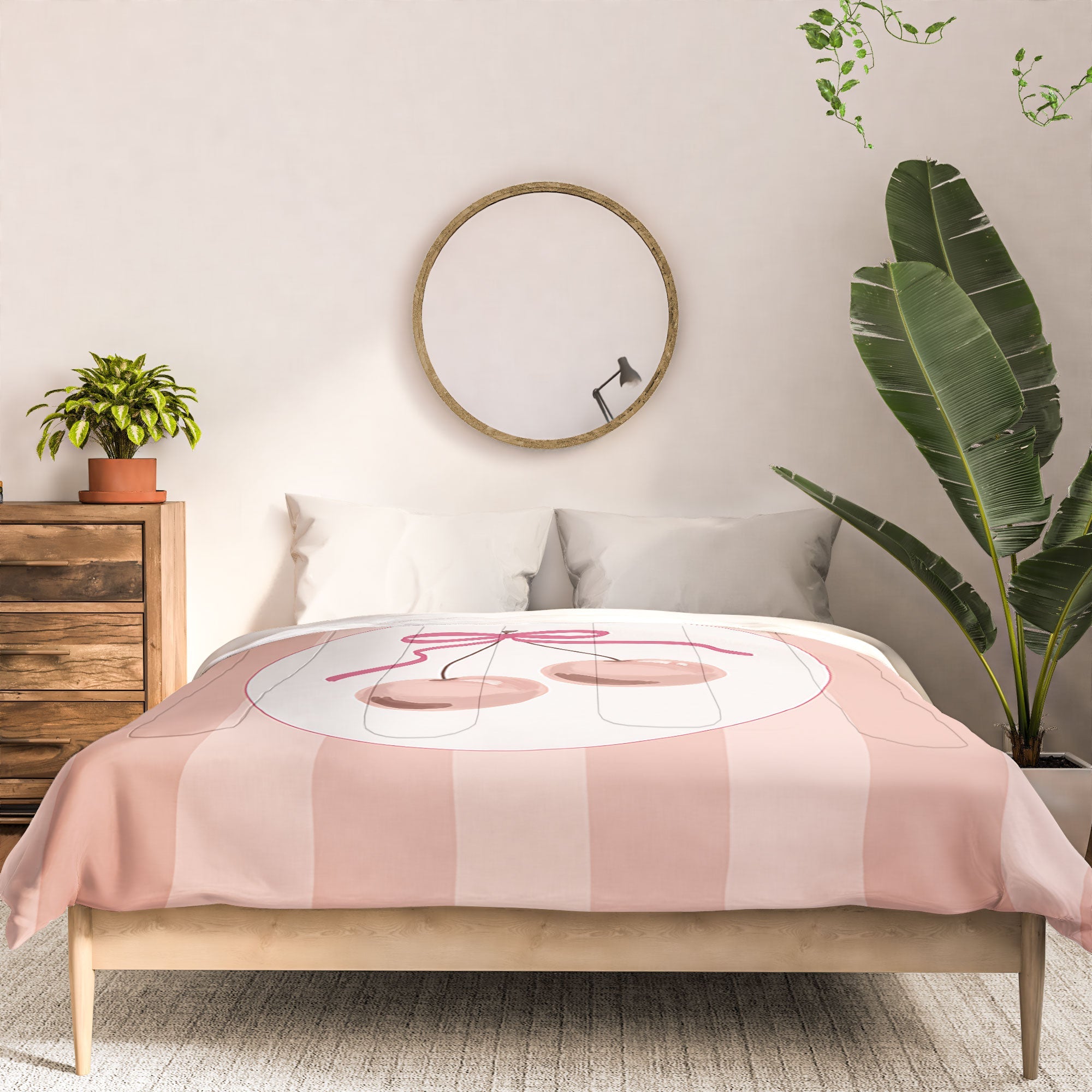 DENY Designs Bow Cherries Comforter