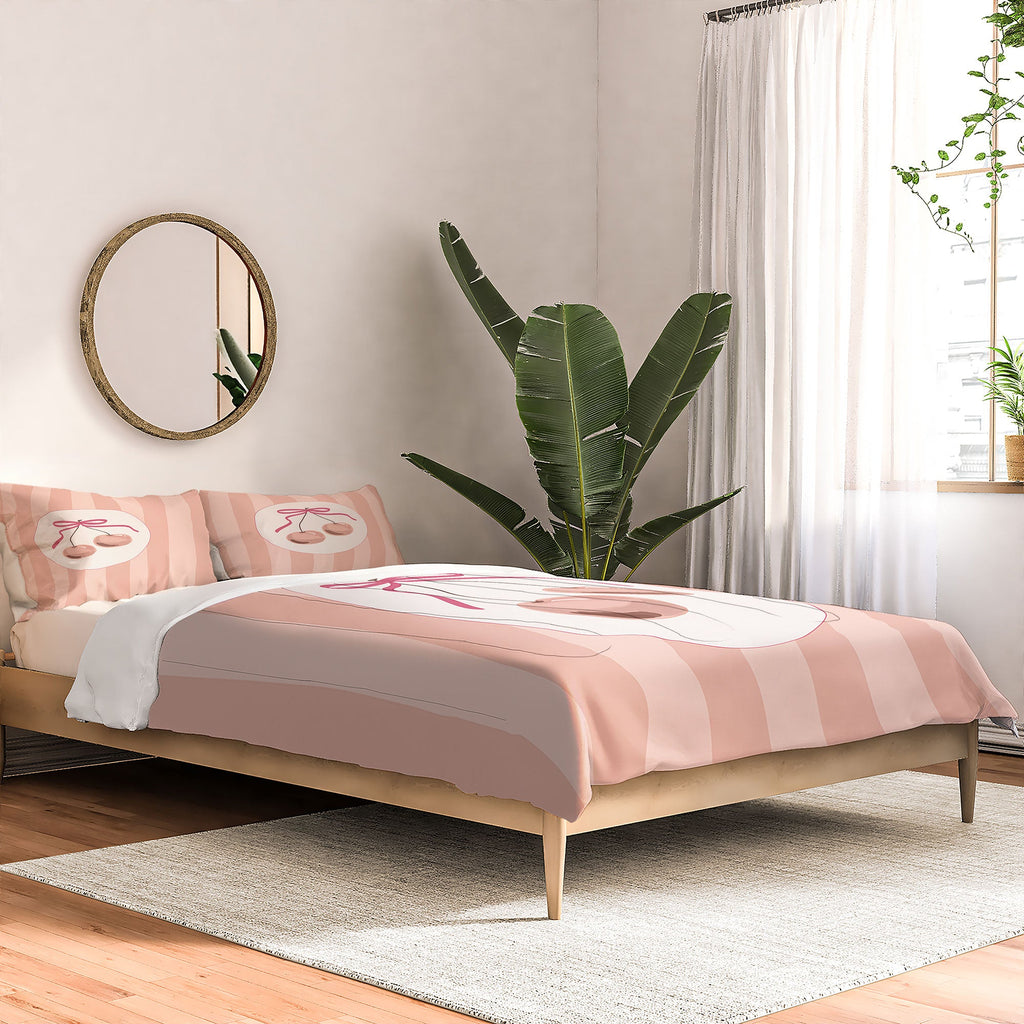 DENY Designs Bow Cherries Comforter