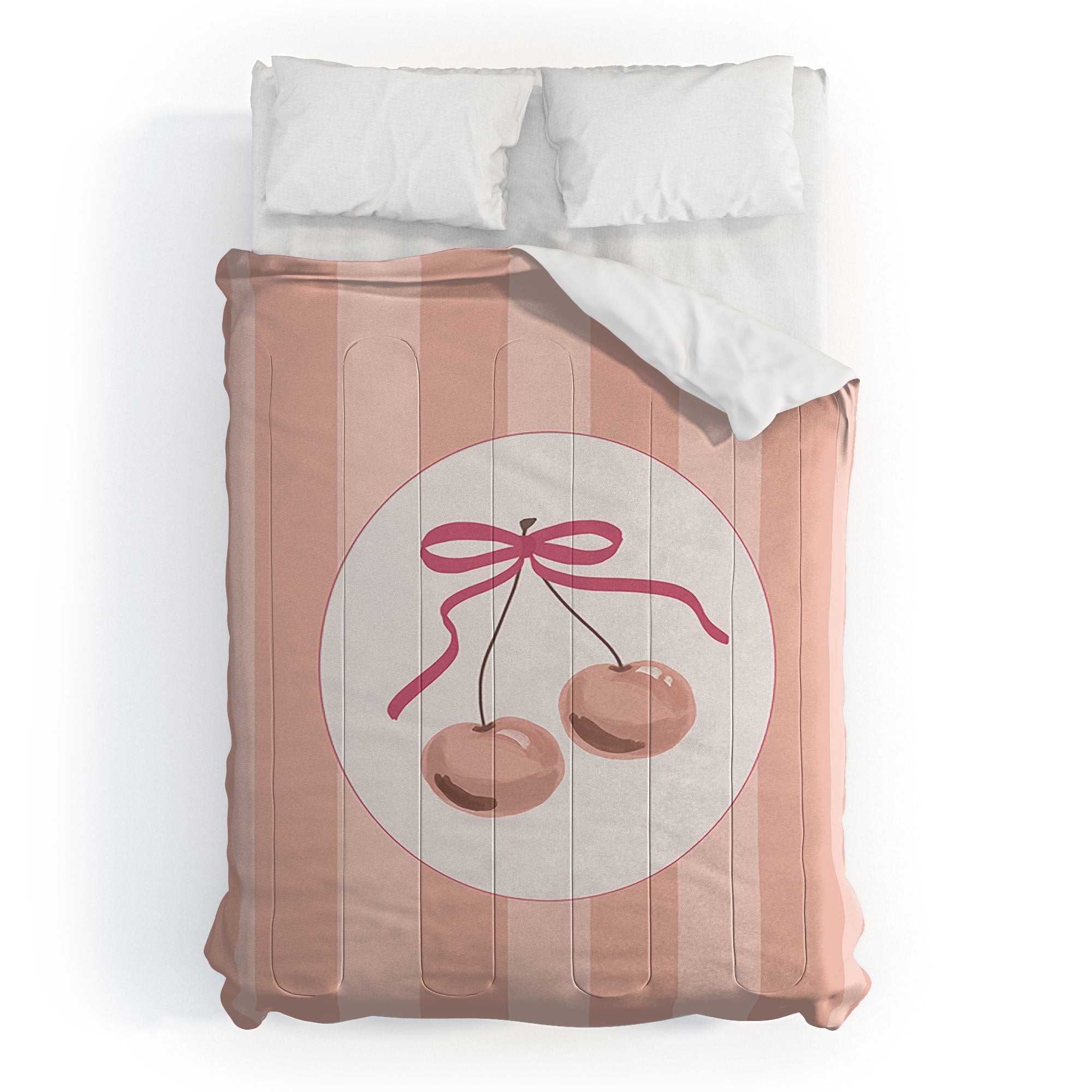 DENY Designs Bow Cherries Comforter