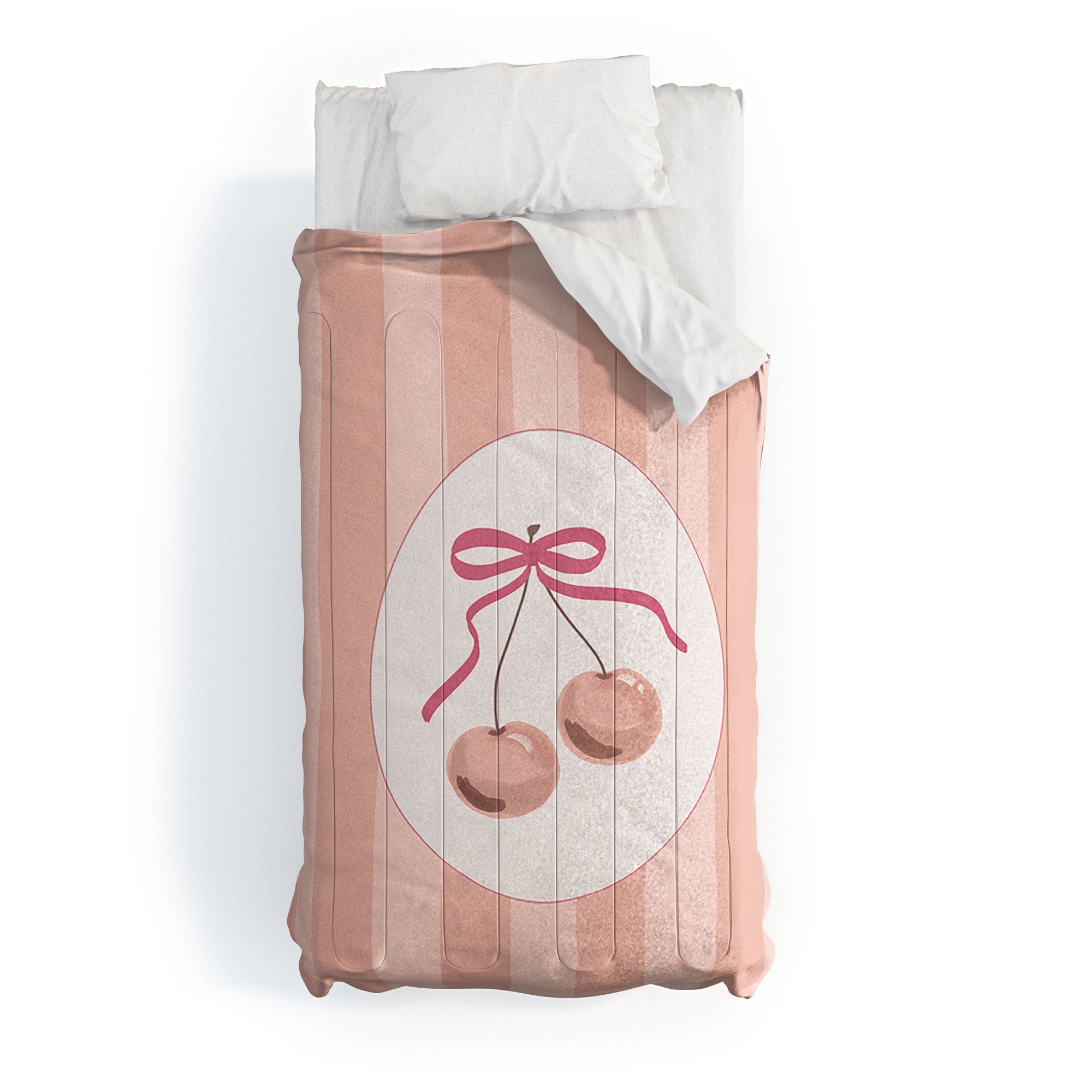 DENY Designs Bow Cherries Comforter