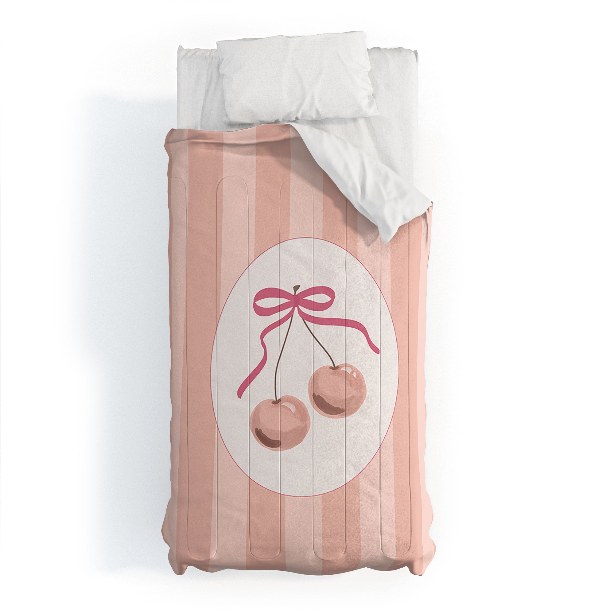 DENY Designs Bow Cherries Comforter