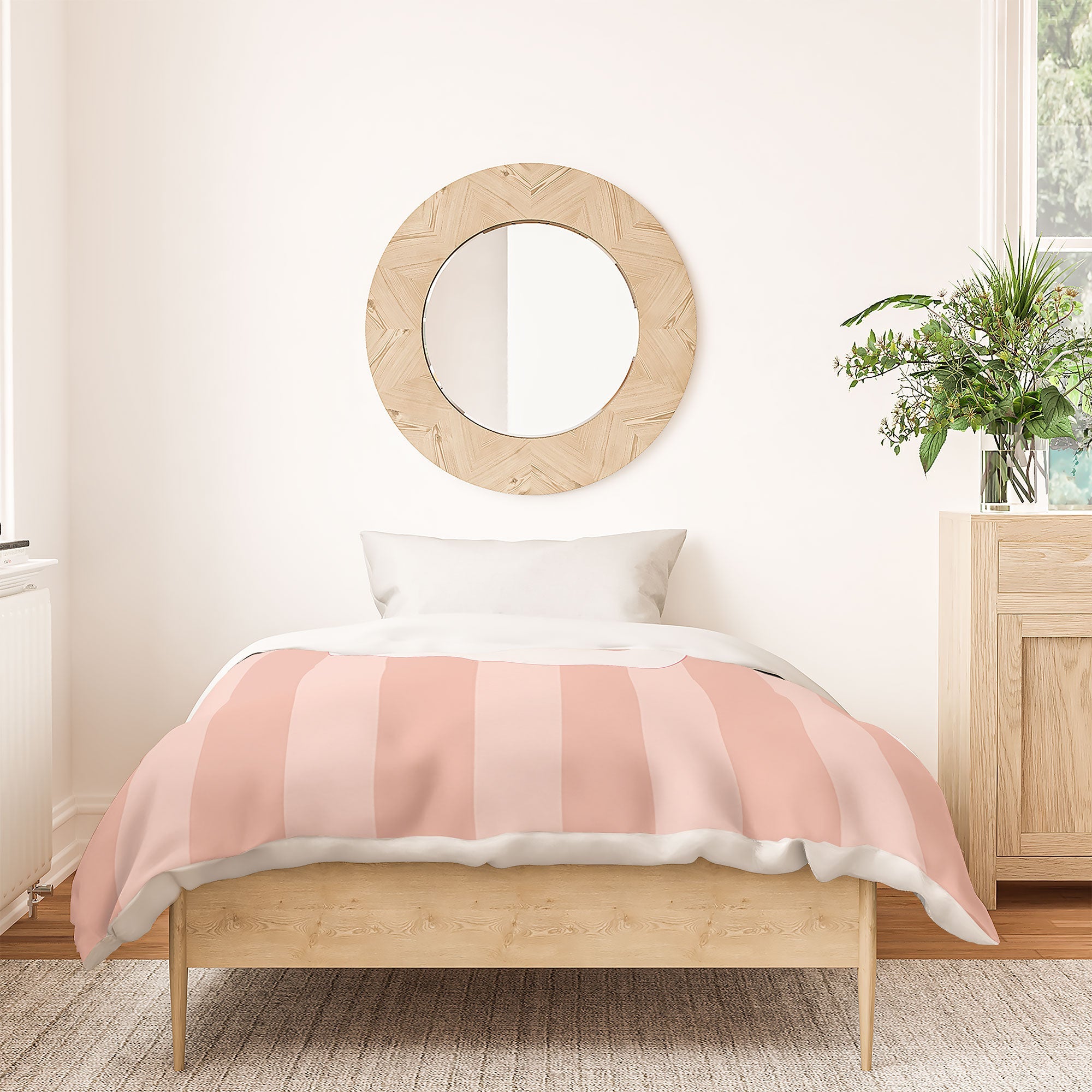 DENY Designs Bow Cherries Duvet Cover