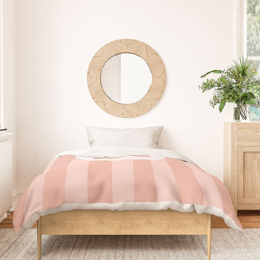 DENY Designs Bow Cherries Duvet Cover