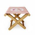 DENY Designs Bow Cherries Folding Stool