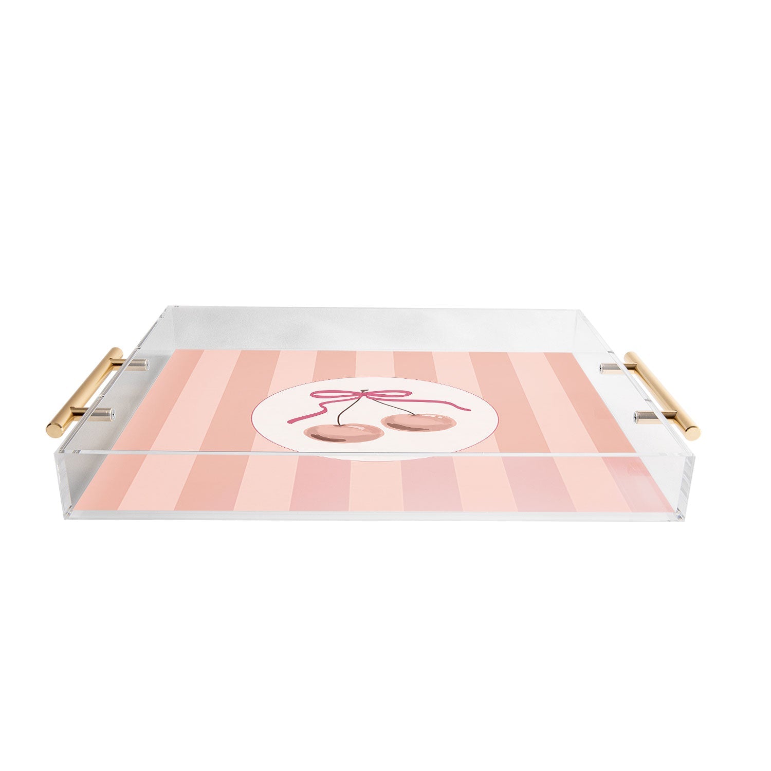 DENY Designs Bow Cherries Acrylic Tray