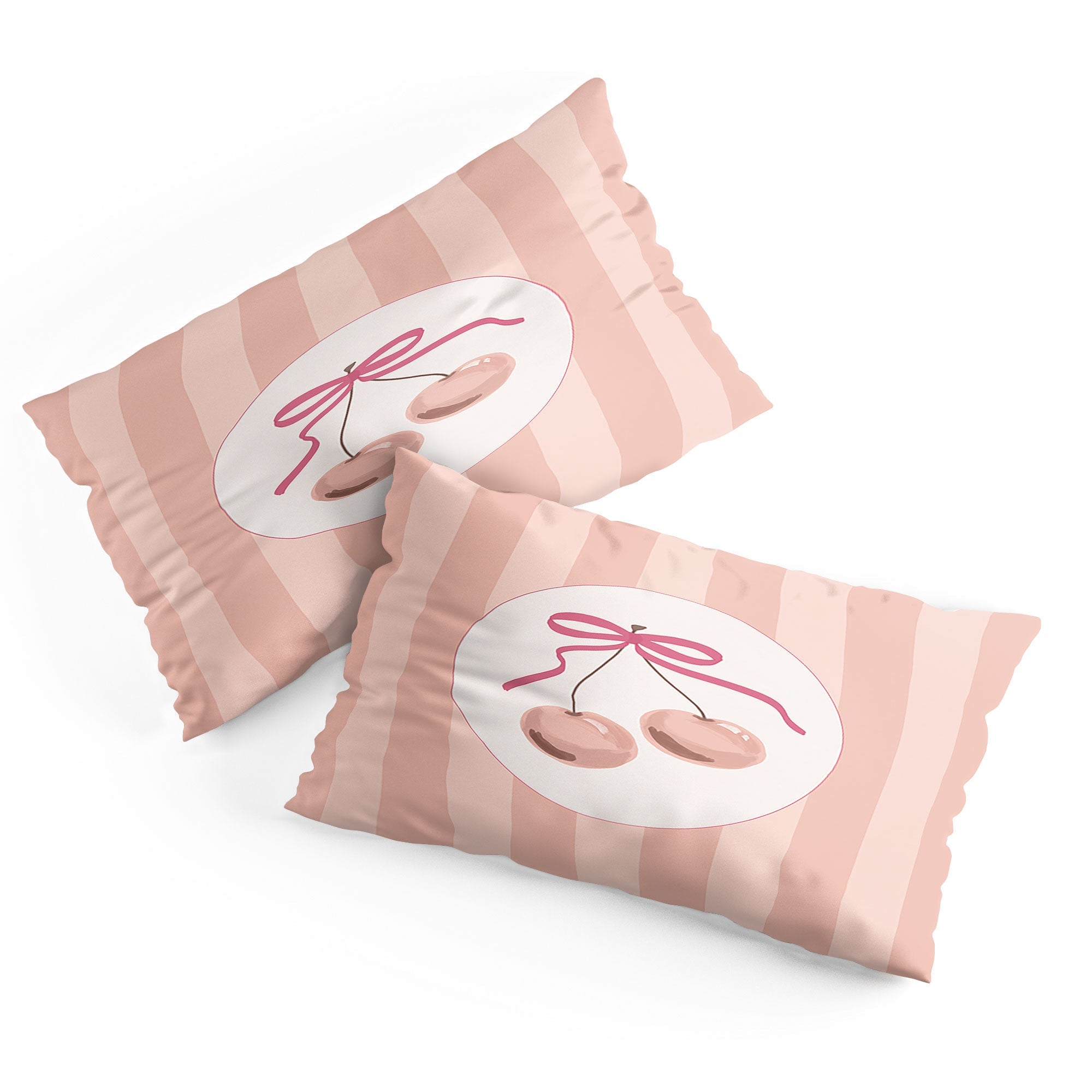DENY Designs Bow Cherries Pillow Shams