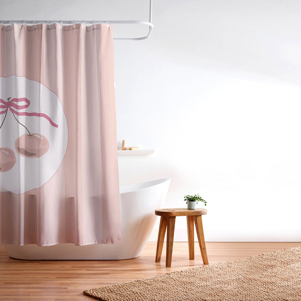 DENY Designs Bow Cherries Shower Curtain
