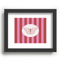 DENY Designs butterfly stripes Recessed Framing Rectangle