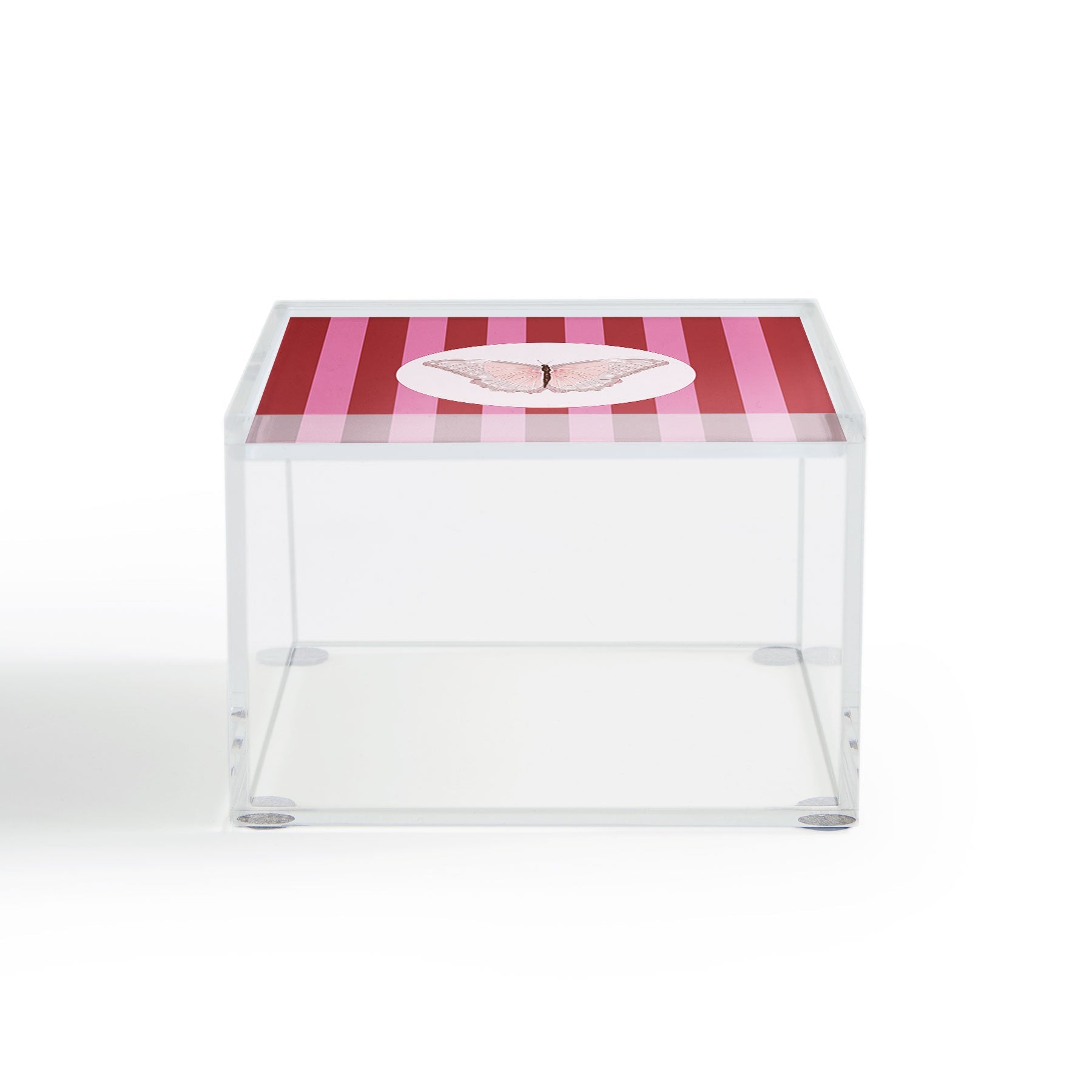 DENY Designs butterfly stripes Acrylic Box