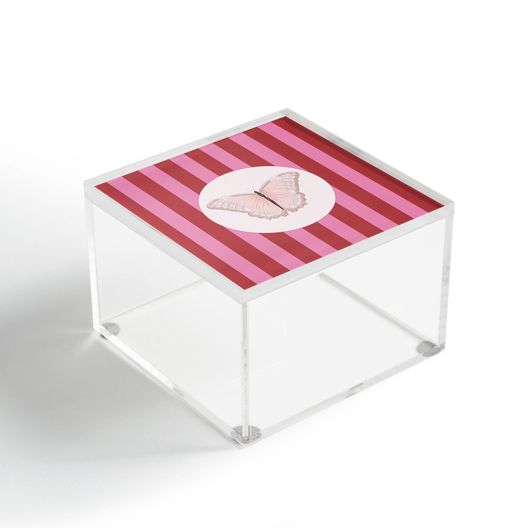 DENY Designs butterfly stripes Acrylic Box