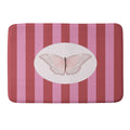 DENY Designs butterfly stripes Memory Foam Bath Mat