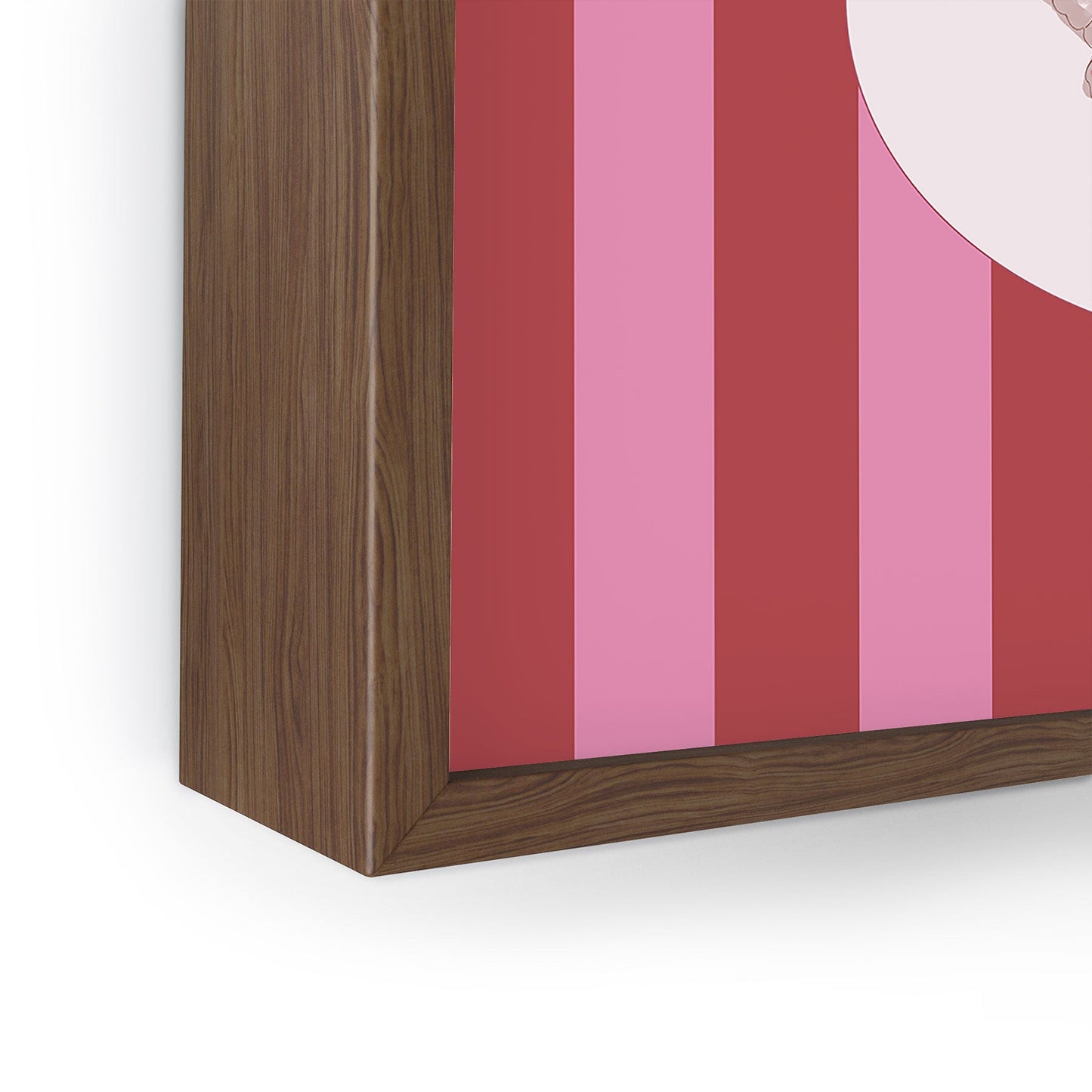DENY Designs butterfly stripes Framed Mini Art Print