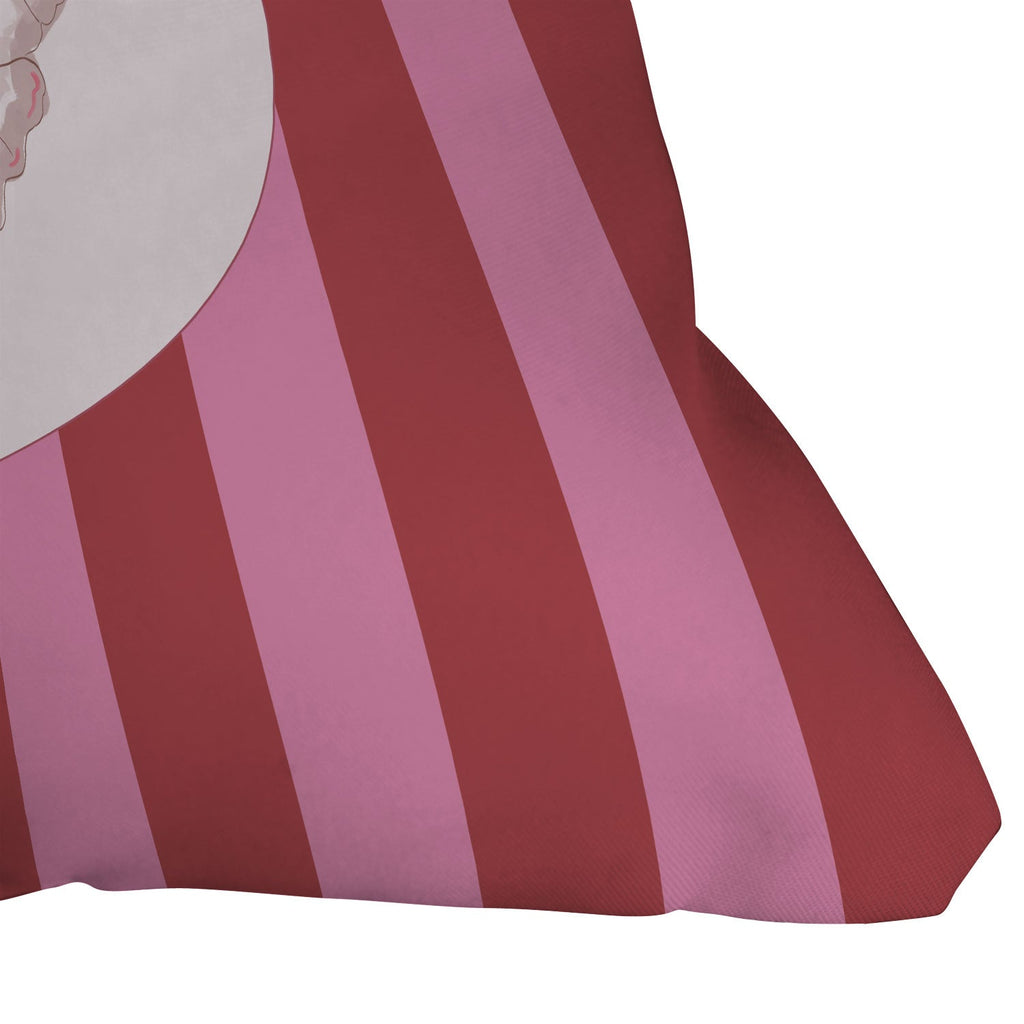 DENY Designs butterfly stripes Outdoor Throw Pillow