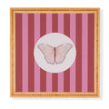 DENY Designs butterfly stripes Framed Wall Art