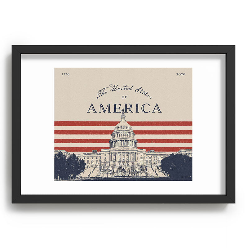 DENY Designs Capitol Building Recessed Framing Rectangle