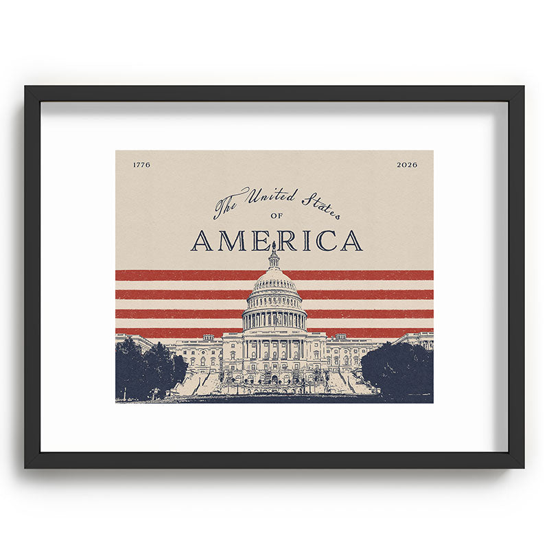 DENY Designs Capitol Building Recessed Framing Rectangle